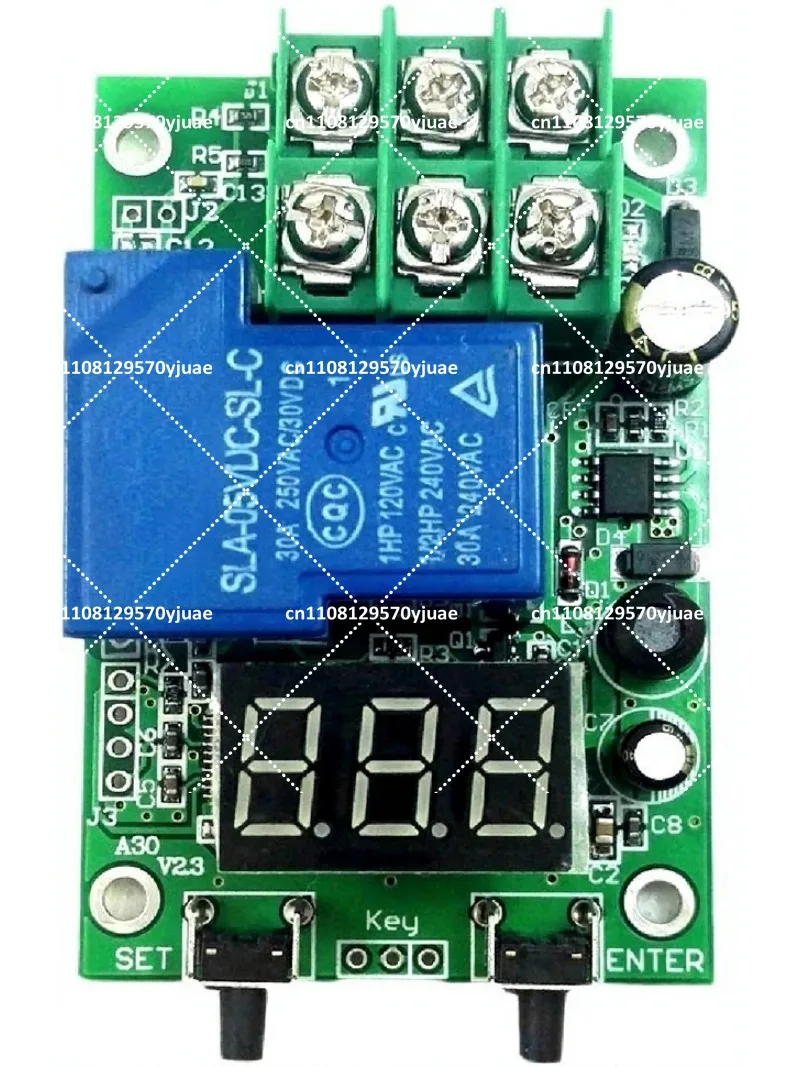 DC 30V Voltage Detection Relay, Under/Over Voltage Monitor Switch, 30A