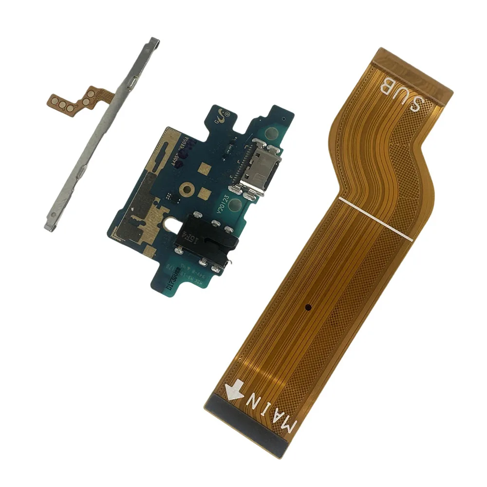 GEFENSI Brand New Charging Port Board Volume Power On Off Button Main Mother Board Flex Cable For Samsung A40 A405 A405F SM-A405