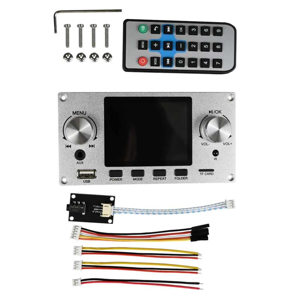 2.8 بوصة TFT اللون LCD ضياع MP3 فك مجلس بلوتوث 5.3 ستيريو الصوت FLAC WAV APE فك USB TF لمكبر صوت السيارة