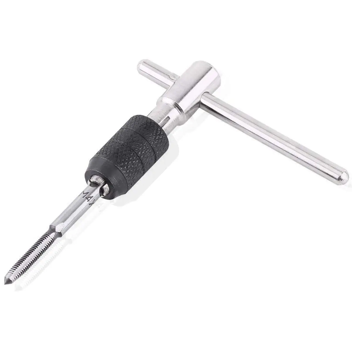 6Pcs Metric Thread Tap Drill Machine Screw Thread Plug Tap Drill Set Hand Tools M3 M4 M5 M6 M8 With T-type Wrench Hand Tools Set