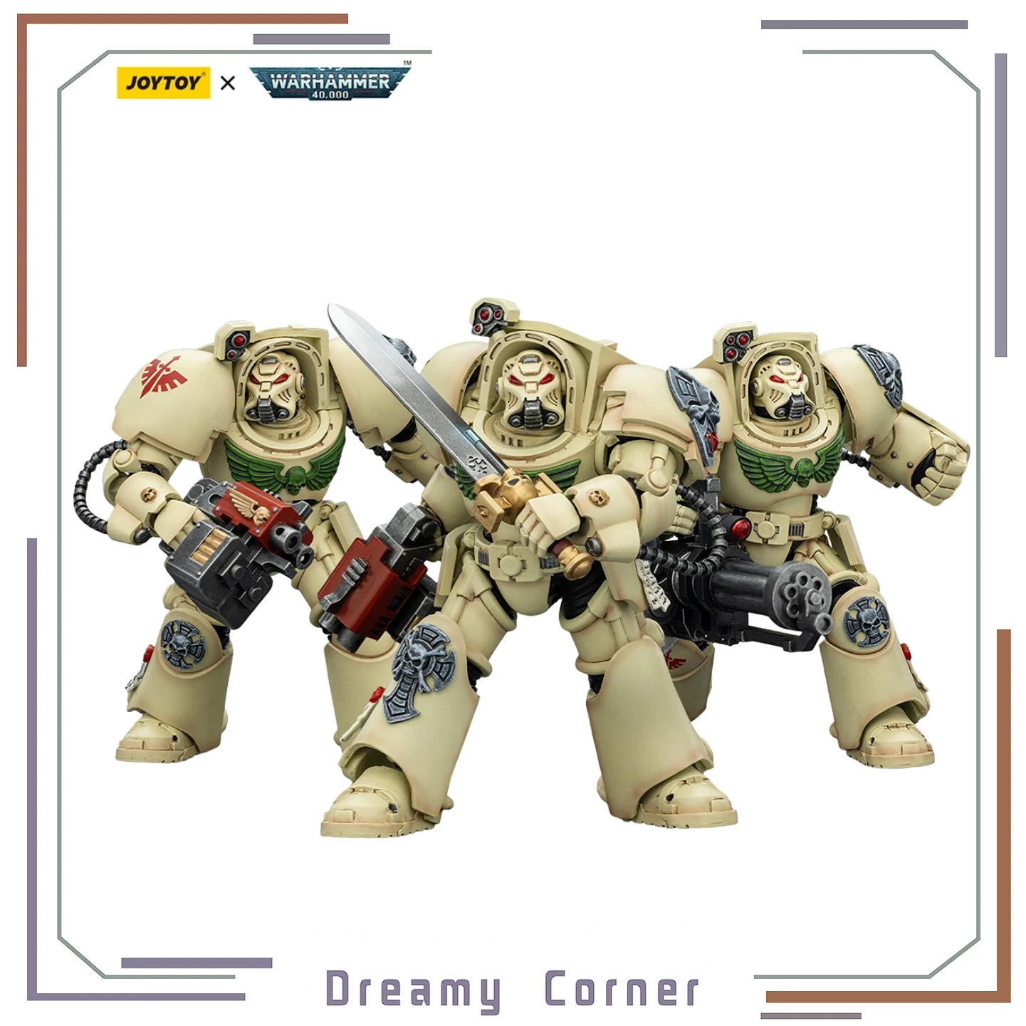 

Предзаказ: Оригинальная фигурка JOYTOY Warhammer 40K Dark Angels Deathwing Terminator, 3 шт., масштаб 1/18