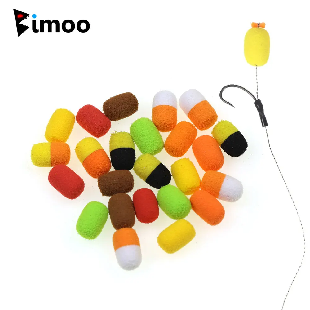 20/24 Stück Karpfenangelköder Schaumstoff Pop-Up Boilies Hair Rig Hookbait Method Feeder Karpfenangeln Künstliche Mais-Accessoires