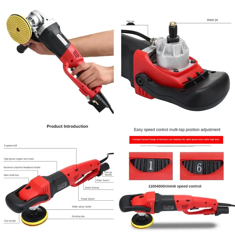 

Машина для влажной полировки стеклянного камня для шлифовки и полировки бетона, мрамора, гранита с функциями регулировки угла