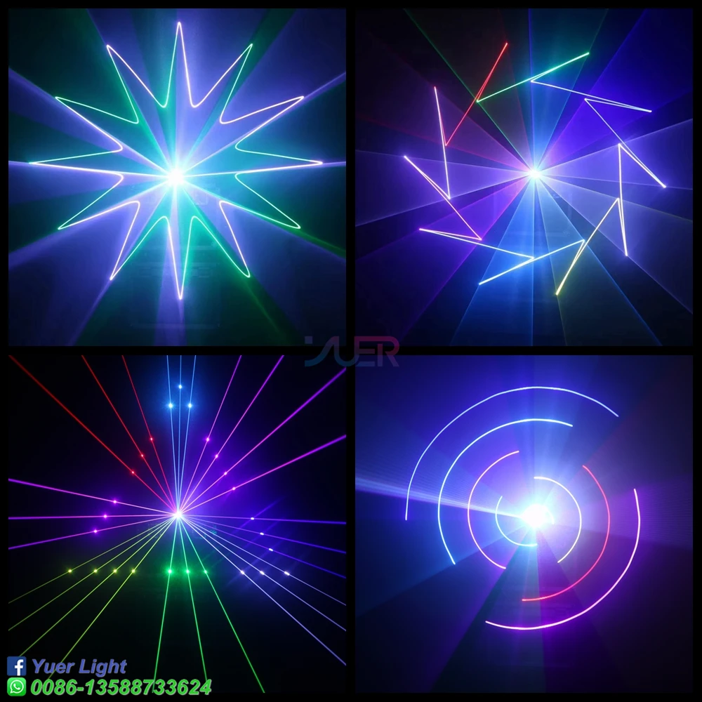 Imagem -06 - Ilda-rgb Animação Dança Laser Light 1w 2w 3w 5w Dmx Rj45 dj Disco Party Bar Casa Boate Luzes de Efeito de Palco