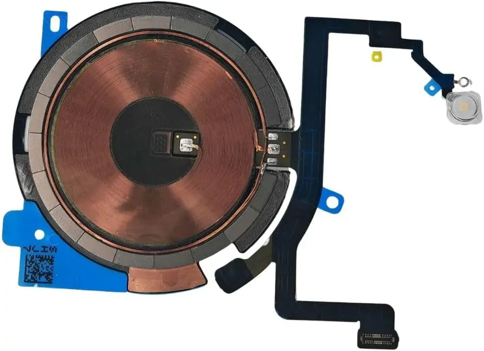 New Wireless Charging Coil Replacement for iPhone 14/14Plus/14Pro/14Pro Max with Power Volume Flex Cable,Volume Control & NFC