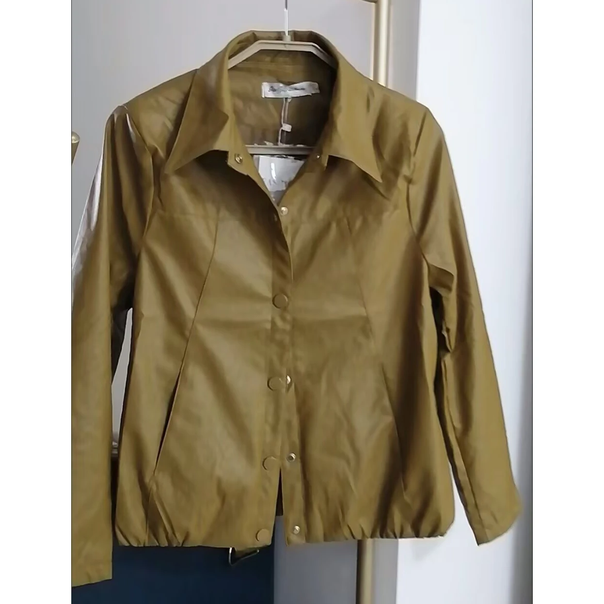 

Spring Autumn Women Large Size 4XL Leather Clothing Outwear Ladies Fashion Short Coat Maillard Female Loose Leather Jacket