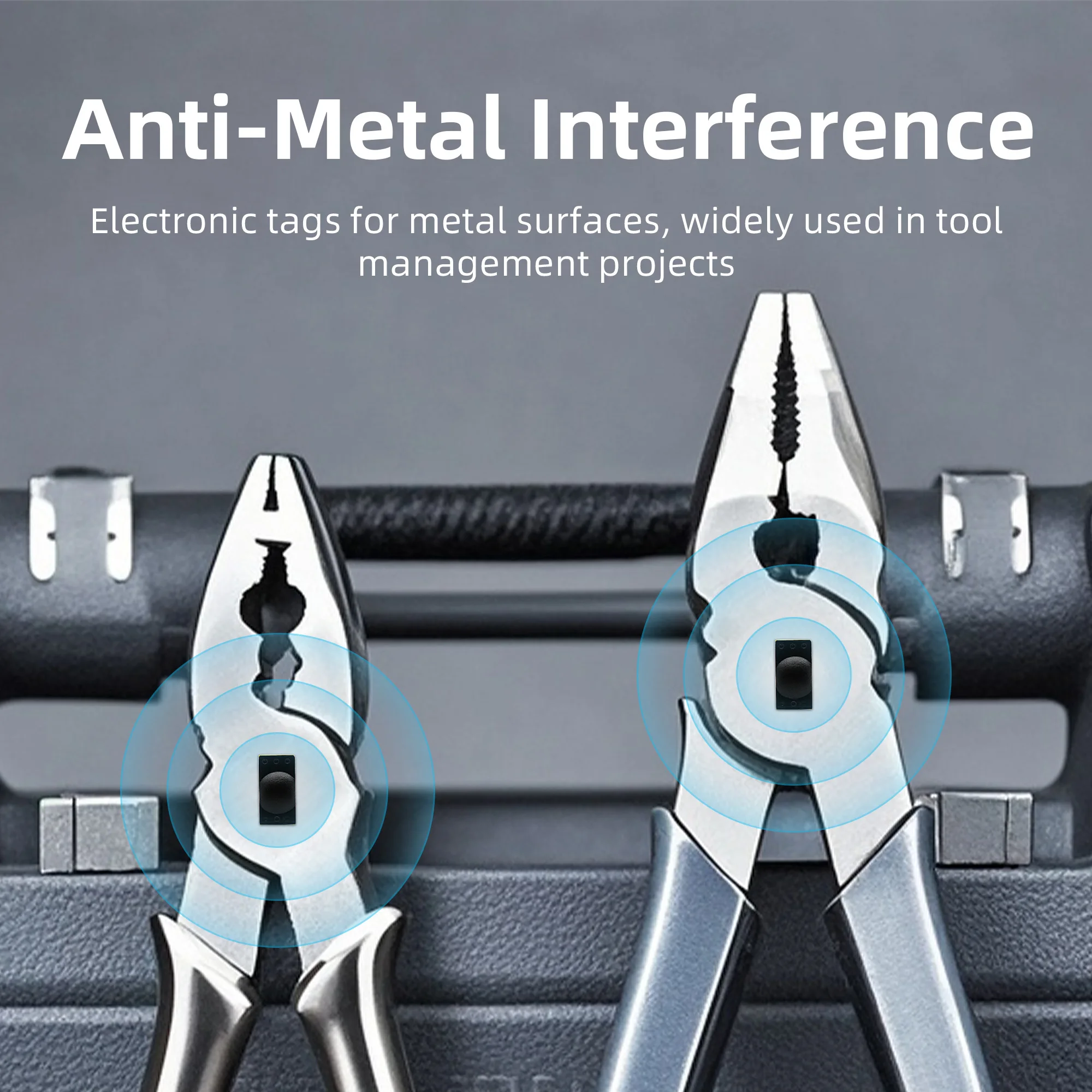 100pcs FR4 Metal Resistant Electronic Label Heat-resistant EPC Class1 Gen2, ISO18000-6C 902-928MHz 865-868MHz NXP Ucode 8 chip