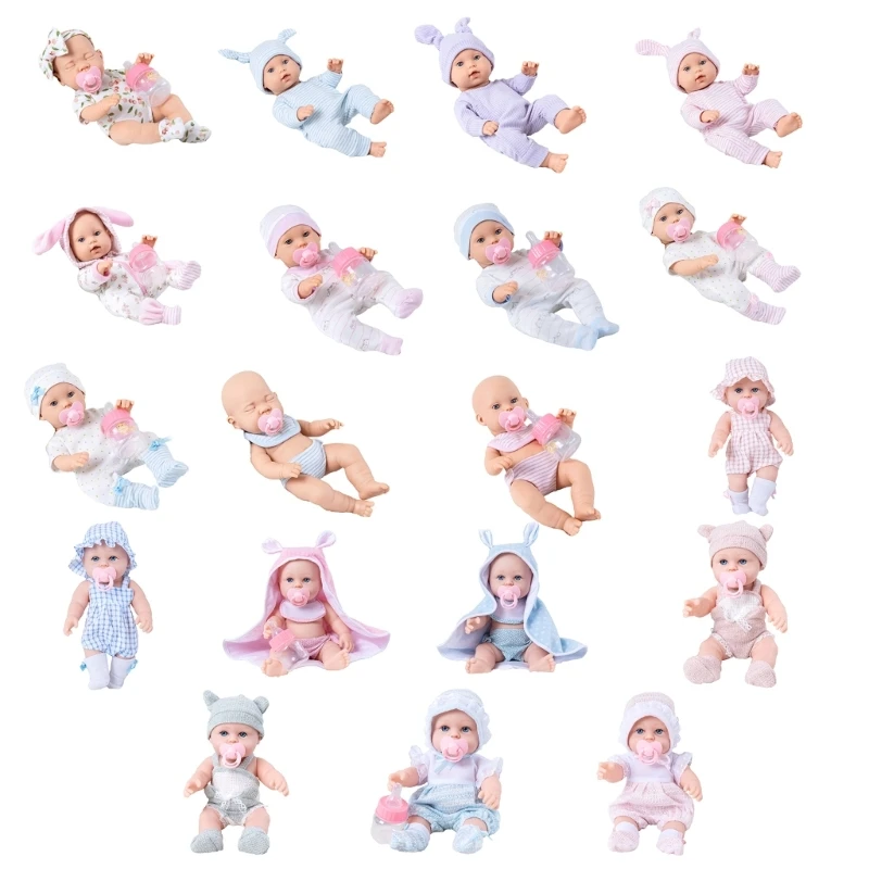 

12’’ Life Like Reborns Toy Figure Interactive Toy Full Body Silicone Simulation that Looks Real with Eyes Open