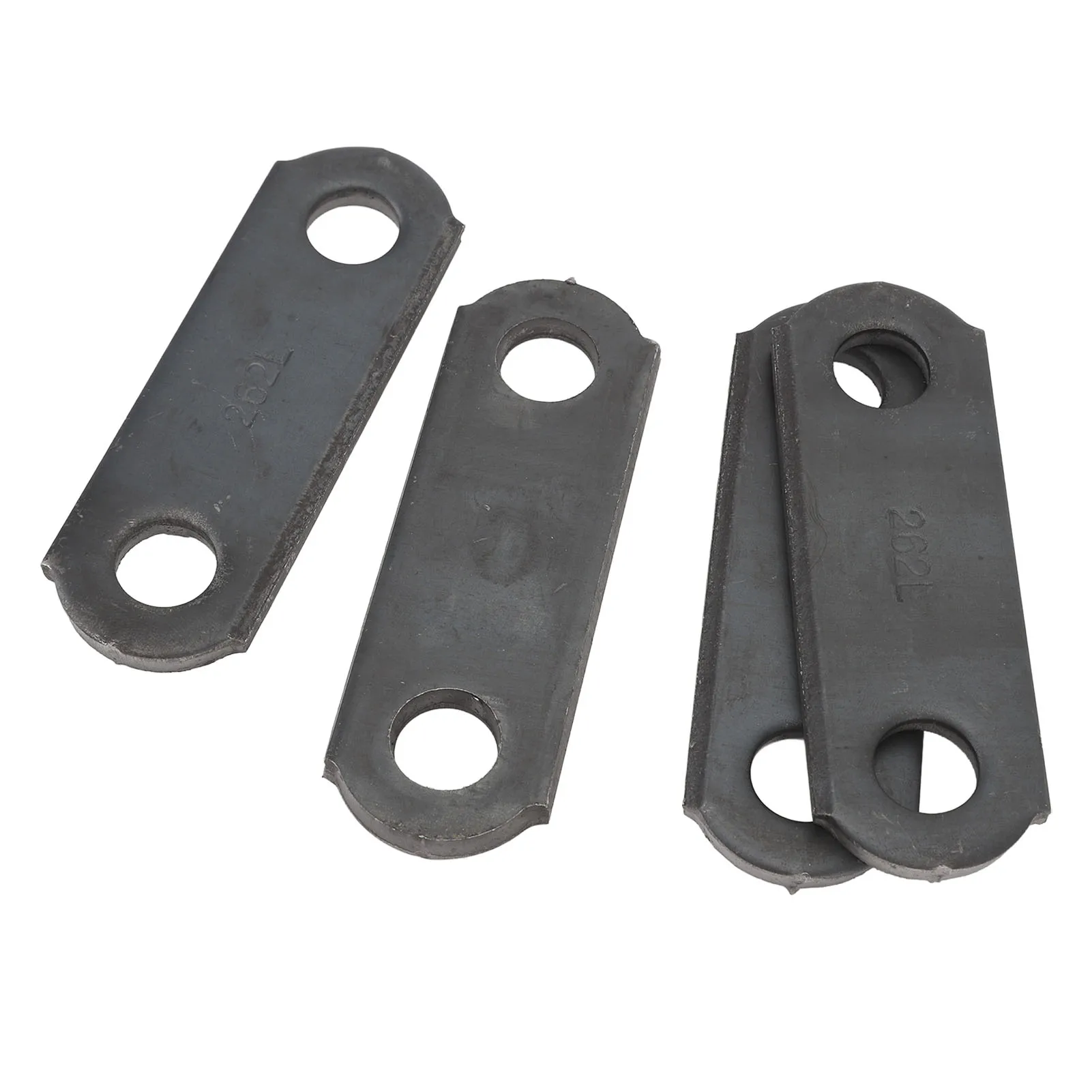 Trailer Axle Shackles Even Load Distribution 2 5/8 Inch Double Eye Springs Trailer Shackle 3/16 in Thick for Suspension System