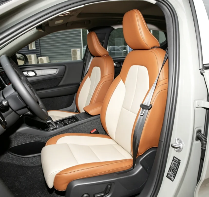 Für Volvo XC40 2019 Maßgefertigte Autositzbezüge Luxuriöses Nappaleder 100% Passgenau Innenausstattung 360 ° Vollständige Abdeckung – Detail 2