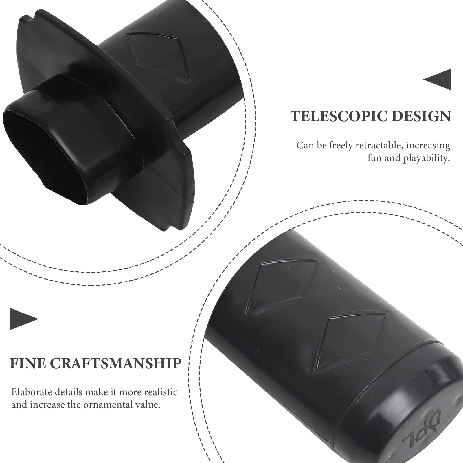 Retractable Toy Plastic sword Cosplay Stage Props Kids Training Sword Plaything Telescopic Exercise Outdoor