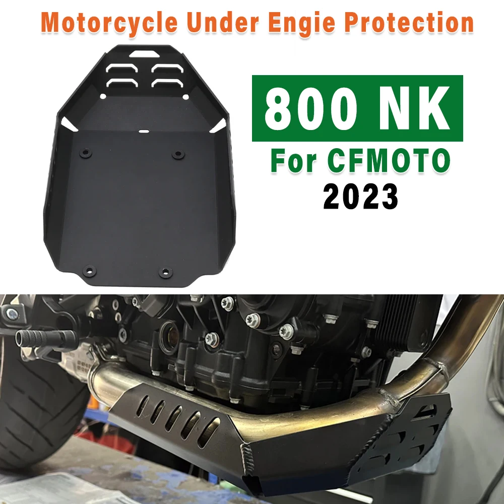 800NK 2023 New Motorcycle Accessories Under Engine Cover Protection For CFMOTO 800 NK Guard Diversion Bellypan Cover Aluminum