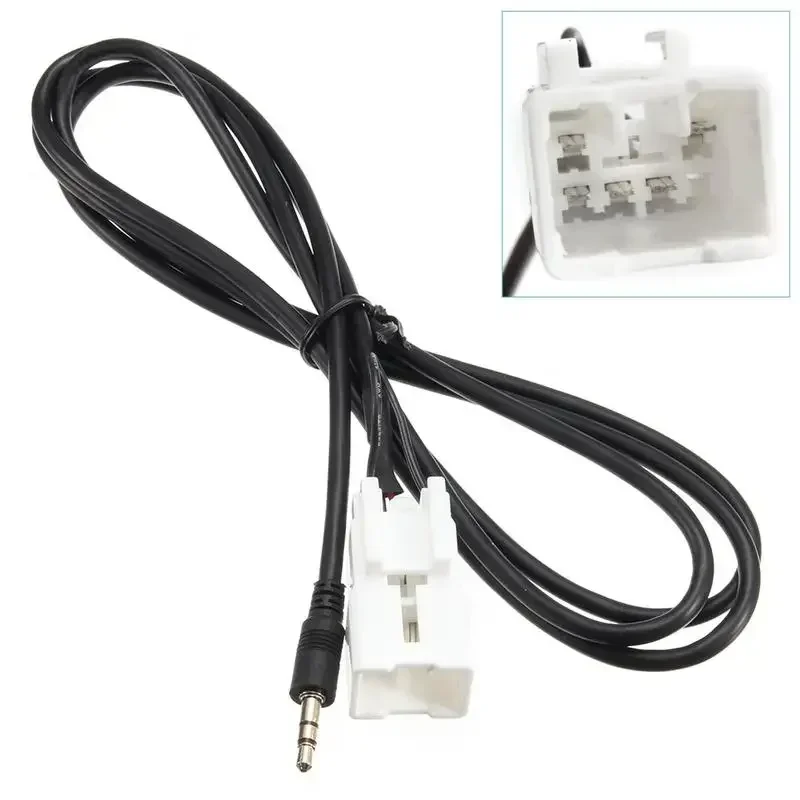 For Ford 3.5mm 5 Pin Car Auto Interface Aux MP3 Auxiliary Audio Adapter Cable Ba-Bf Falcon AUX Cable Input MP3 Cable