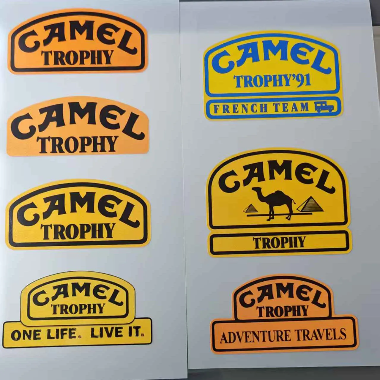 Creative Personalized Camel Trophy Car Stickers Waterproof Vinyl Decals Decorative Accessories PVC