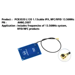 NFC/RFIDアンテナ,13.56MHz,13.56MHz無料システム用の通信機器,ahng.200t製品,5個