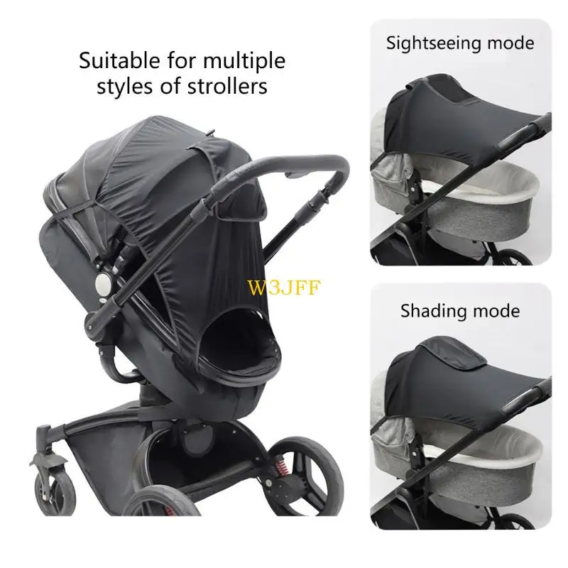 

W3JF Adjustable Baby Stroller Sun Shade Cover Protective Sunshade Sun Protections Case Infant Stroller Sun Guard for Stroller