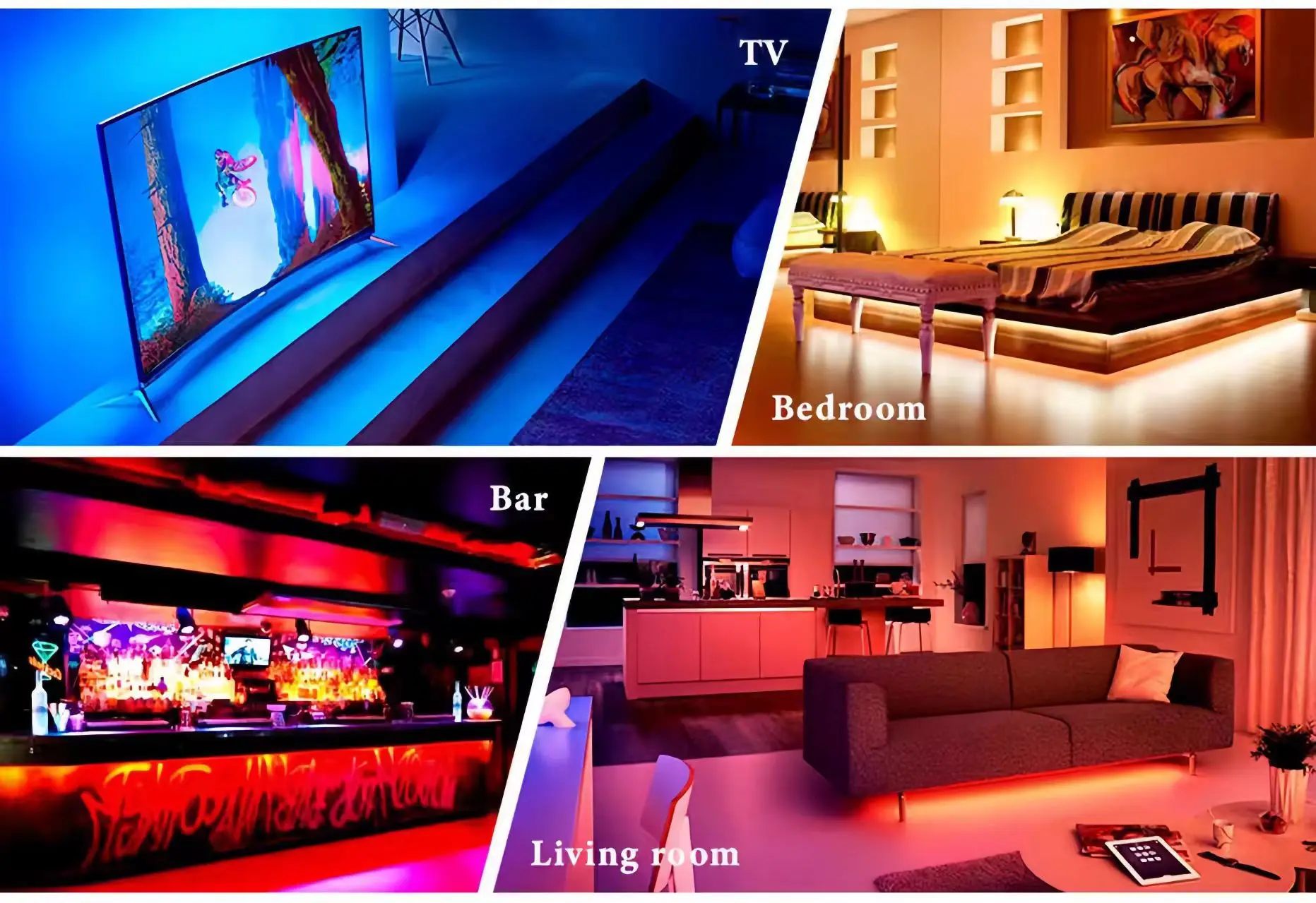 DC 5V SMD 5050 LED Light Strip 5m LED Light Strip TV Backlight Lighting Flexible Ribbon Lamp for Room Decoration Non-waterproof