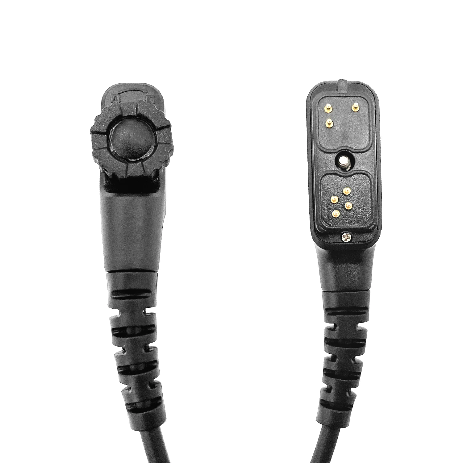 Risenke-D/G Shape Two Way Radio Headset, Walkie Talkie Earpiece for Hytera PD580, PD785, PD780G, PT581H, PD790EX, PD700
