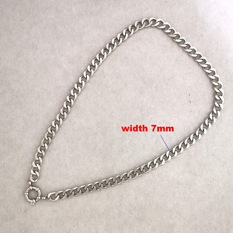 Spring Sailor Verschluss-Halskette für Damen und Herren, Choker aus Edelstahl, geometrische Paperclip-Gliederkette, Rolo-Kette, PVD-Goldfarbe, Großhandel – Detail 19