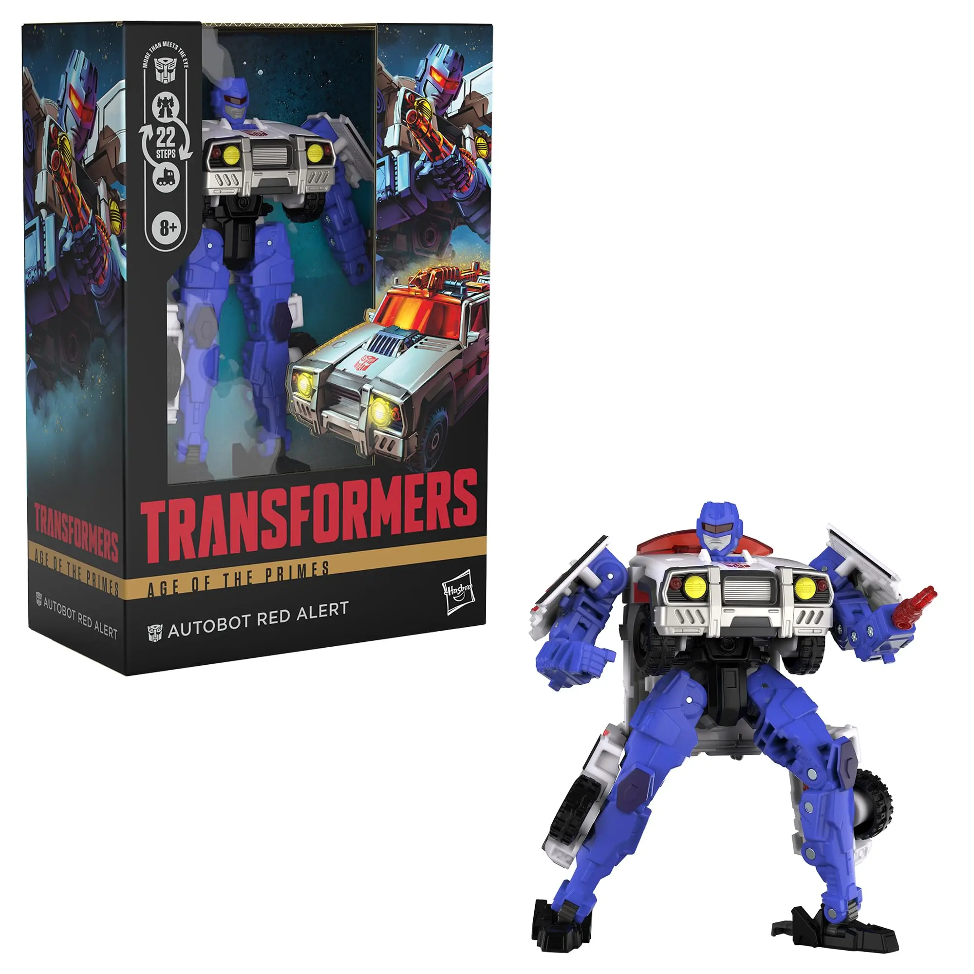 

[In Stock] Hasbro Transformers Age of The Primes Voyager Class Autobot Red Alert 7inch Converting Action Figure Robot Toys G1008