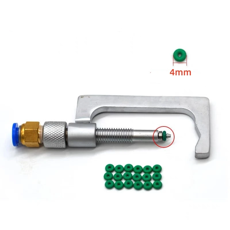 

Diesel Common Rail Injector Oil Return Clamp Fast Fixture Rubber Sealing Ring Fuel Injector Holder Repairing Tool