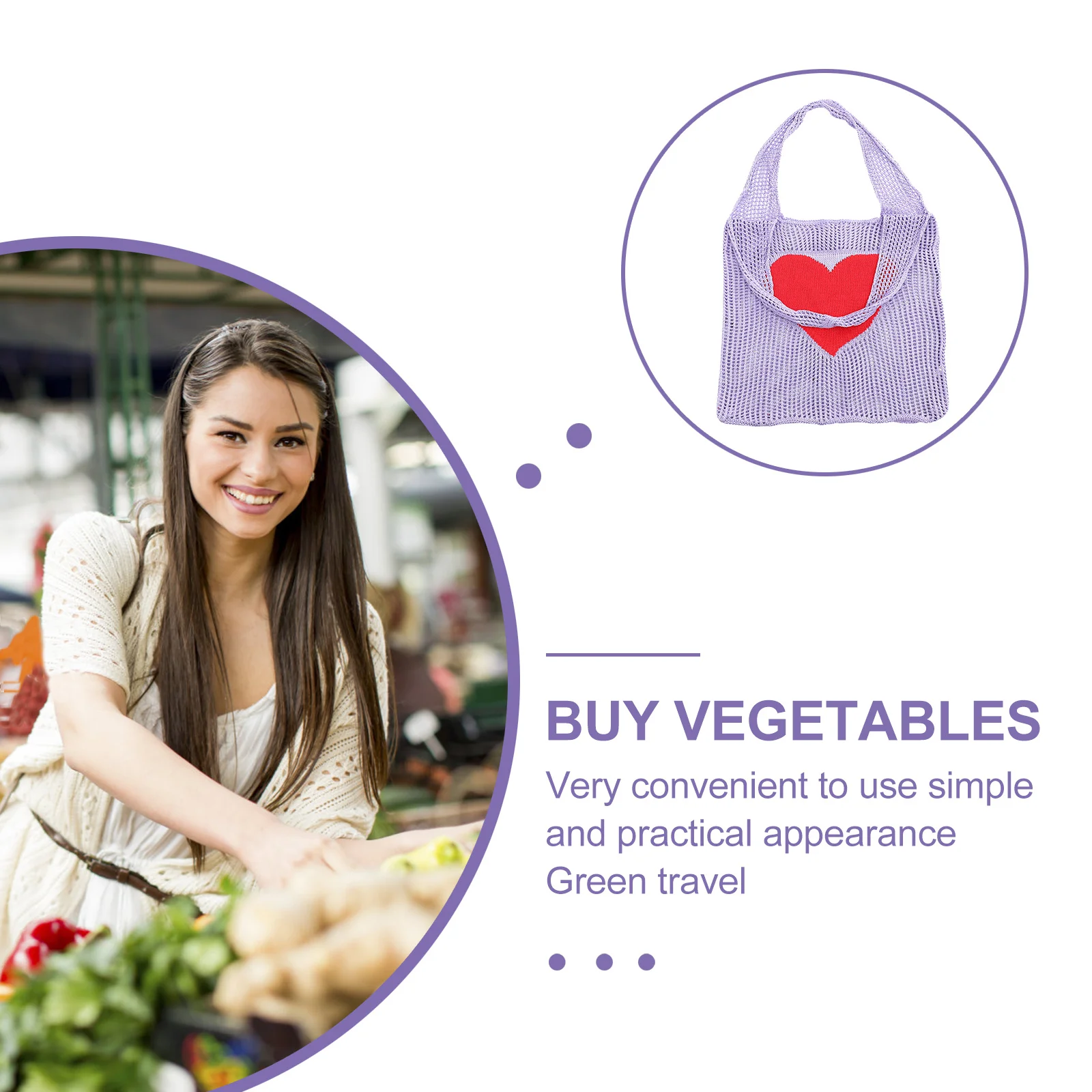 

Mesh Bag Lightweight Portable Grocery Tote Foldable Washable Eco Friendly Fashion Shopping Carrying Pouch