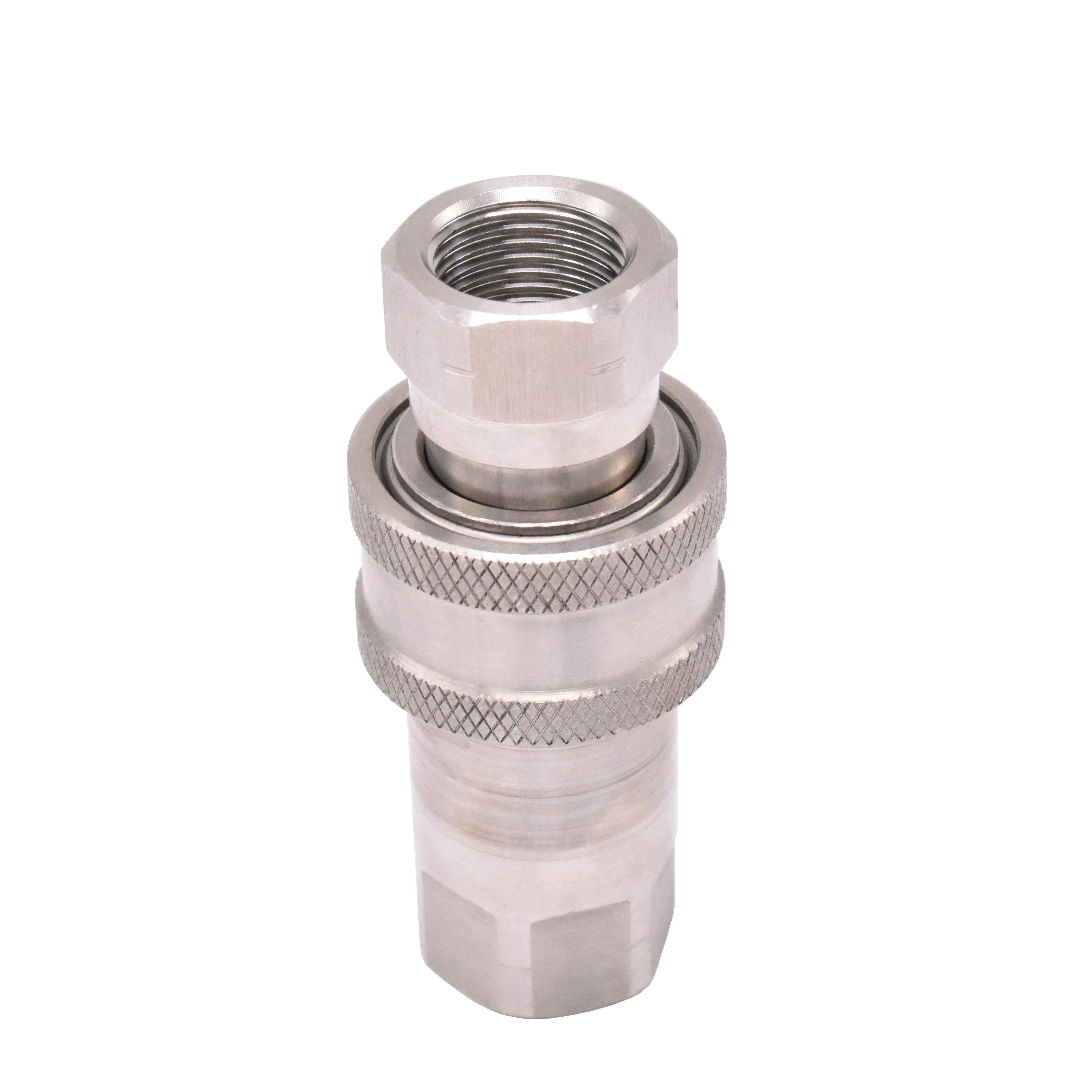 

304 Stainless Steel Hydraulic Quick Coupling Connector with Fast Connector Quick Release Couplings