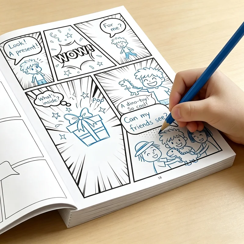 Blank Comic Book: POW! BANG! BOOM! – Unleash Your Creativity & Draw Your Own Comic Adventure