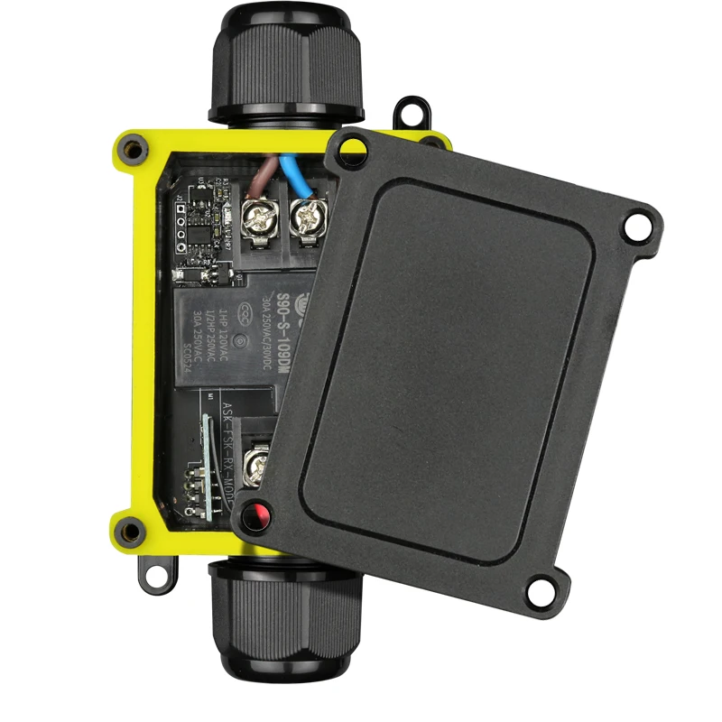 الصناعية تيار مستمر 12 فولت 24 فولت 36 فولت 48 فولت مقاوم للماء لاسلكي للتحكم عن بعد التبديل نظام الارسال مضخة مياه مصباح البيت الأخضر 30A التتابع