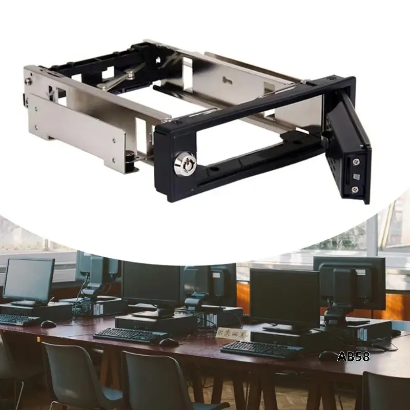 

Hot Swaps Mobile Rack For 3.5Inch Ssds HDD Internal Tray 5.25 Internal HDD Adapter