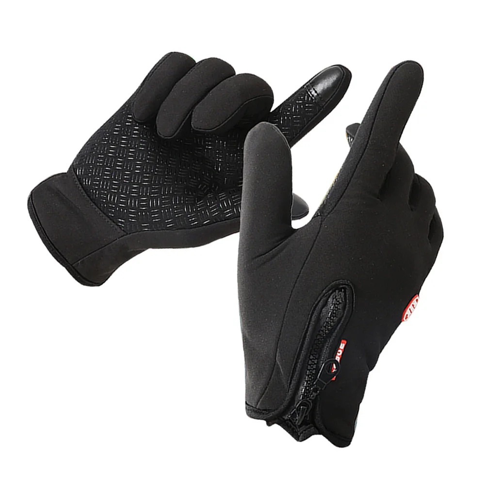 

Warm Fleece Lined Screen Cycling Gloves for Women Men Winter Cold Proof Windproof Outdoor Running Gloves