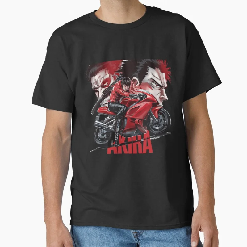 

Movie Vintage 90s Akira Neo Tokyo Explosion Cyberpunk Anime T shirt Large size Tops Manga Graphic Print Y2k Clothes Cartoon Tee