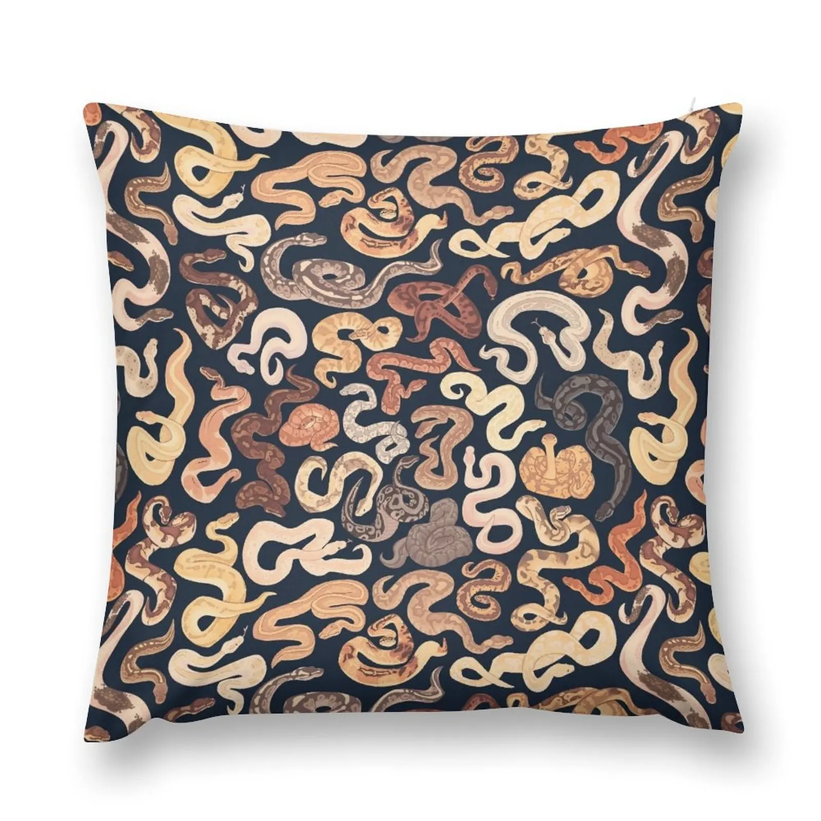 

Morph flavored noodles in dark blue Throw Pillow Luxury Cushion Cover Pillow Cover pillow