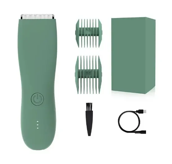 ผมTrimmerเครื่องโกนหนวดMen Ball TrimmerขาหนีบPubicเปลี่ยนได้ใบมีดเซรามิคGroomerกันน้ําMute Clipper Vgr Kemei T