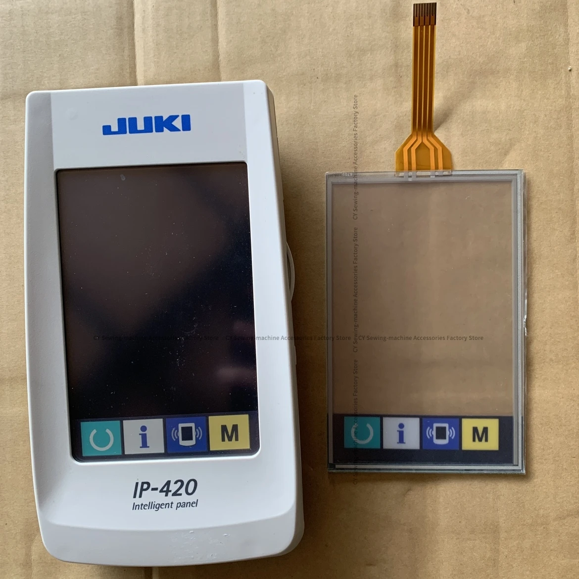 1PCS Juki Ip420 Ip-420 Touch Screen glass screen with Flat Cable Industrial Sewing Machine