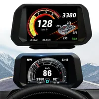 Car HUD Head-Up Display GPS Guide OBD Multifunction LCD Tire Pressure Monitoring Car HUD Head-up Display GPS Guide