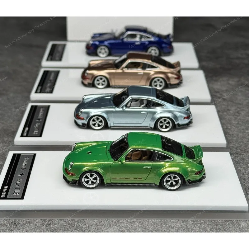 （In Stock）ZM 911singer dls coupe 1:64 alloy car model piece, an ideal choice for collection and display