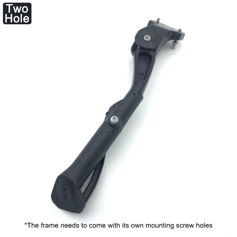 Adjustable Aluminum Bicycle Side Kickstand for 20-22 Inch Kids Bike Middle / 2-Hole / Axle Mount Anti-slip Foot Rest Stand view 4