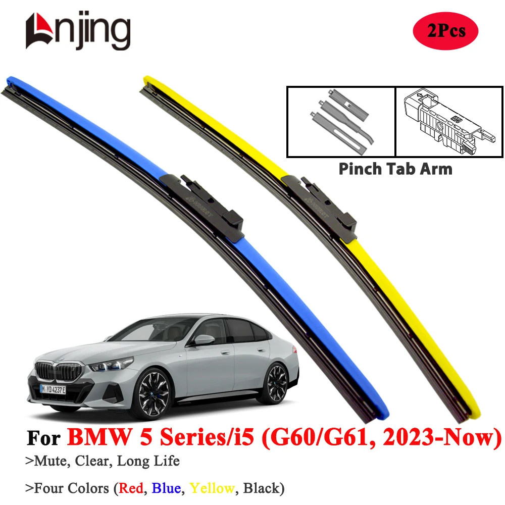 

LNJING Hybrid Wiper Blades For BMW 5 Series i5 G60 G61 2023-Now