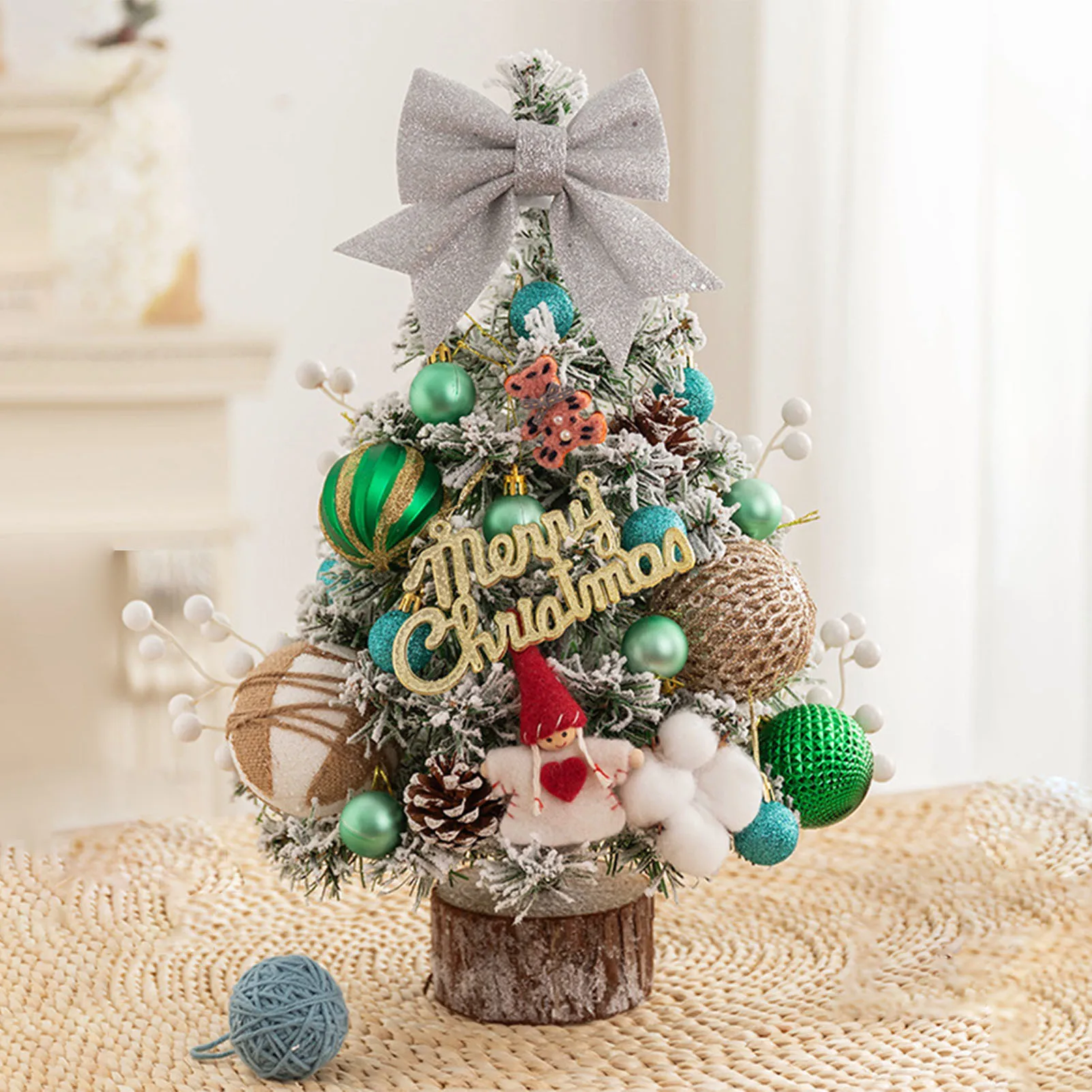 Xmas Decoration Christmas Tree Add Atmospheres Xmas Tree Decor for Family Friend Neighbor Gift