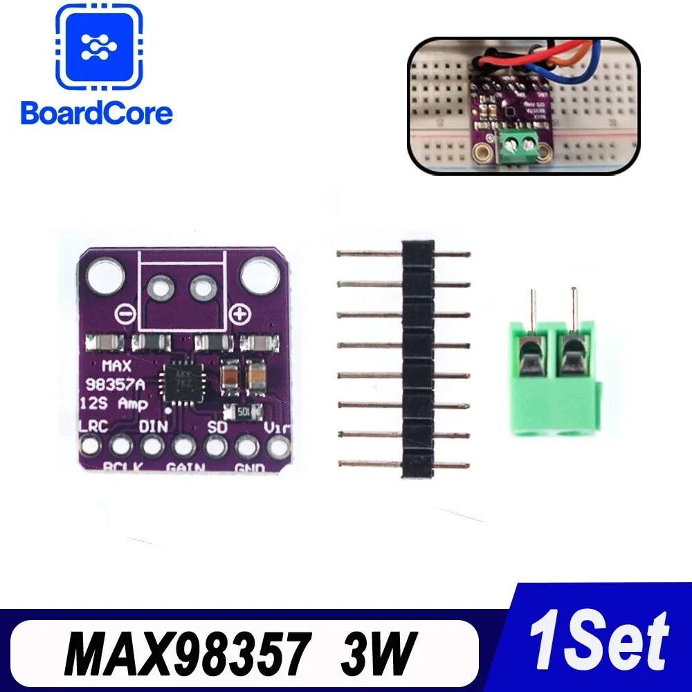 1 Set MAX98357 High…