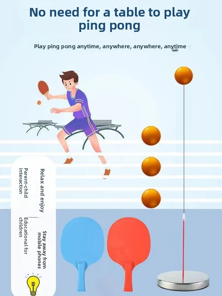 

Indoor Pong Ball Trainer Elastic Soft t Self-Practice Tool Home Children's ular Equipment Sports Fitn Equipment