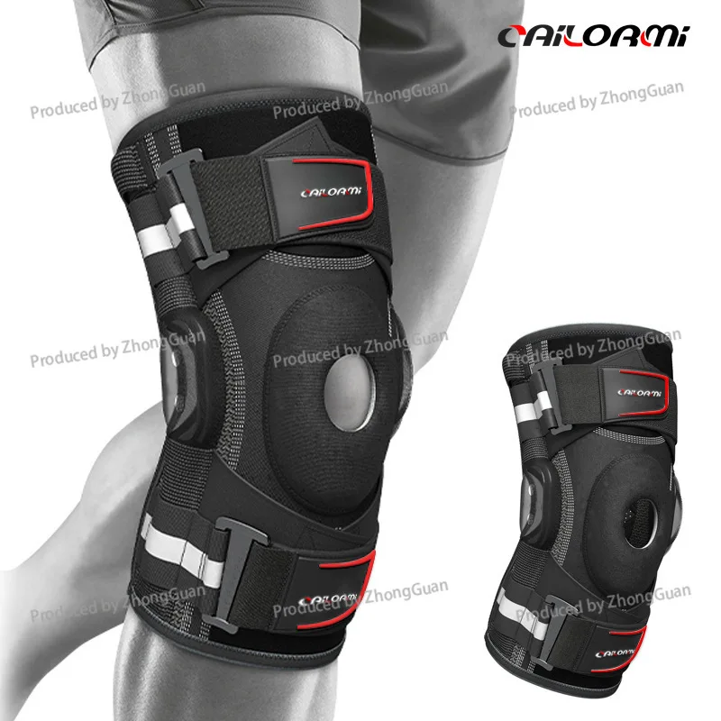 Adjustable Sports Knee Support Brace, Knee Booster Protector for Running, Fitness and Outdoor Workout