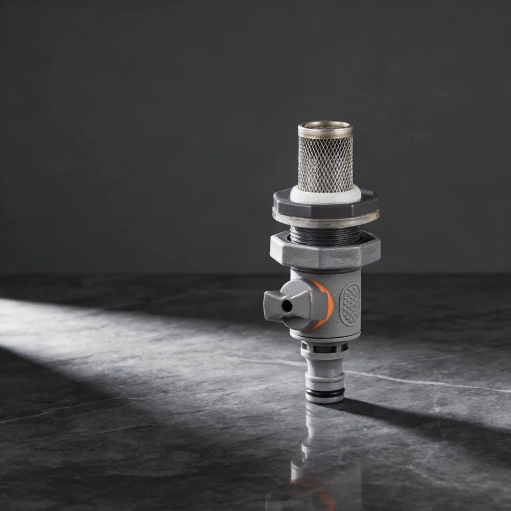 PVC IBC Water Tank Adapter Shut-Off Ball Valve Quick Connector Rain Barrel Hose Connector Leakproof Flow Control