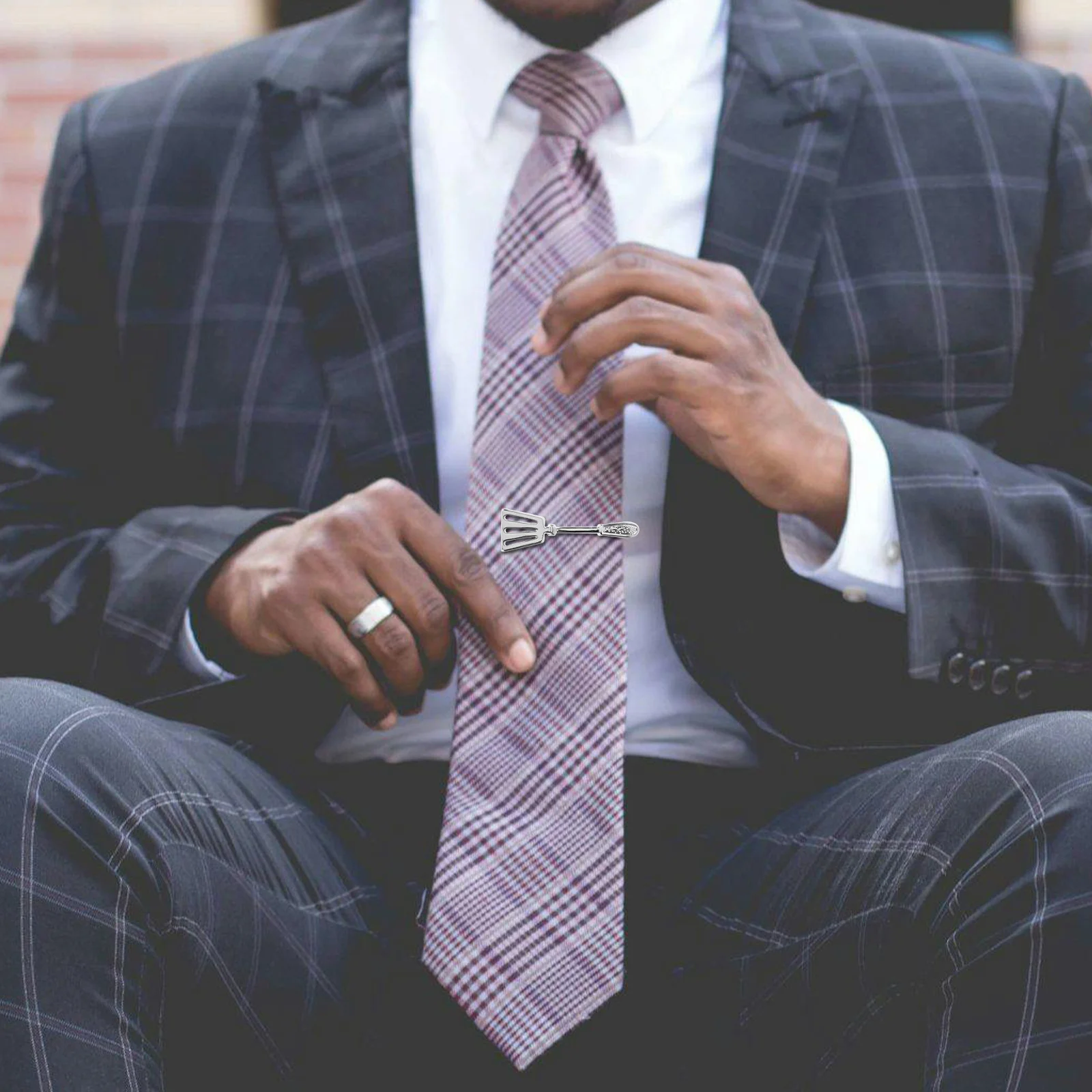 

Stylish Spatula Tie Clip for Men Unique Metal Accessories Business Weddings Casual Outings Secure Hold Unique Tie Clips for Men