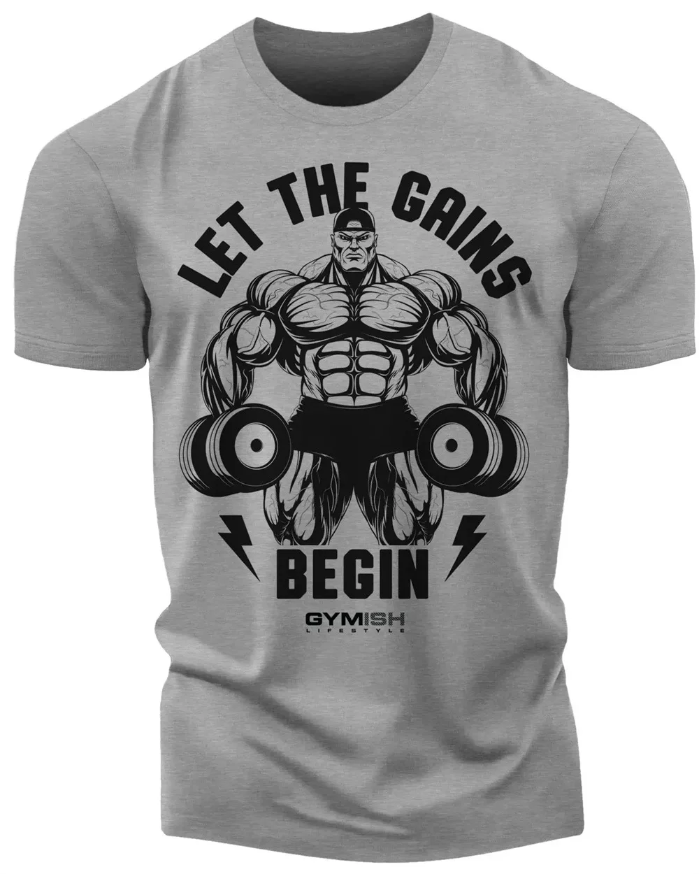 

Men's clothing casual graphic T-shirt 3D digital printing fitness pattern short sleeved loose breathable round neck T-shirt top