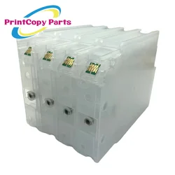 1Set T7551-7554 Refillable Ink Cartridge for Epson WF-8090 WF-8590 WF-8010 WF-8510
