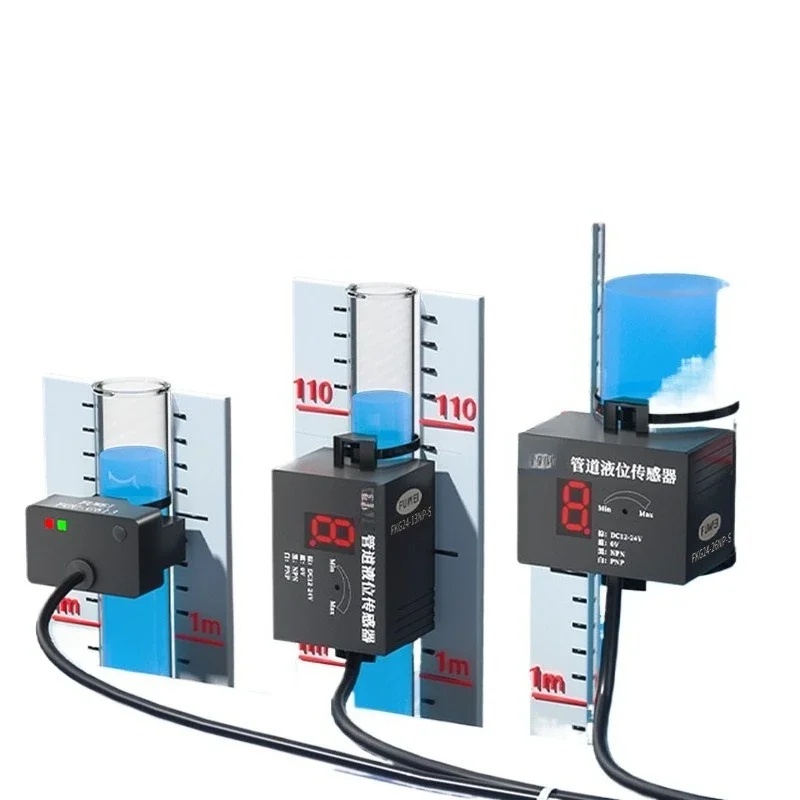 

Digital display capacitive non-contact pipeline liquid level sensor FKG24-13NP water level high and low sensor