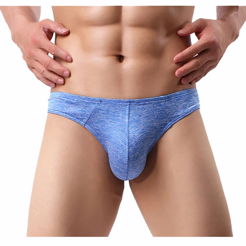 Sexy Low-Rise Mens Briefs T-Back Thong Bluge Pouch Japanese Man Underwear Briefs Bikini Man Sissy Panties