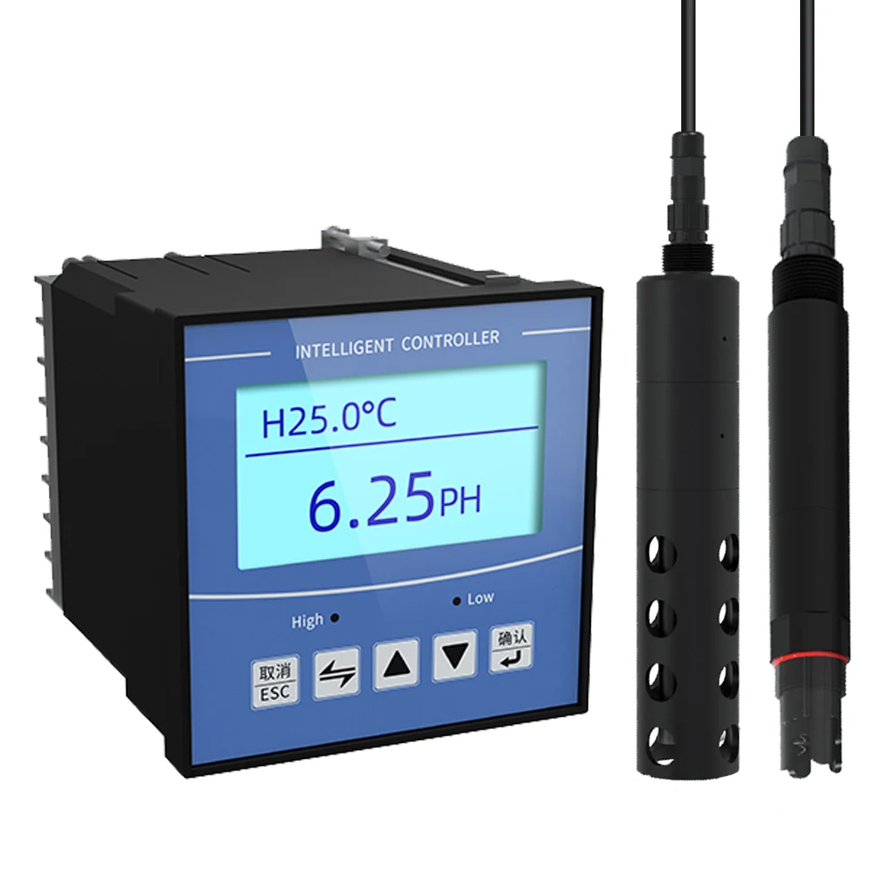 Integrated Ammonia Nitrogen Residual Chlorine PH Detector Portable Water Quality Analyzer Tester Sensor Controller RS485 Output